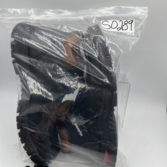 Flyland Mens 48 US 13 Black Leather Chukka Boots Outdoor Hiking Casual Normcore - Picture 12 of 12